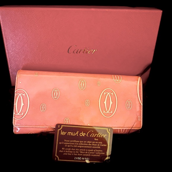 Cartier les must de Happy Birthday long wallet - Picture 1 of 16